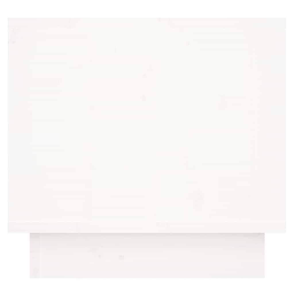 sengeborde 2 stk. 35x34x32 cm massivt fyrretræ hvid