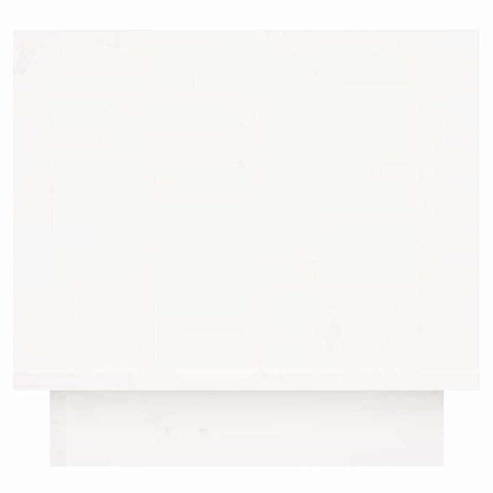 sengeborde 2 stk. 35x34x32 cm massivt fyrretræ hvid