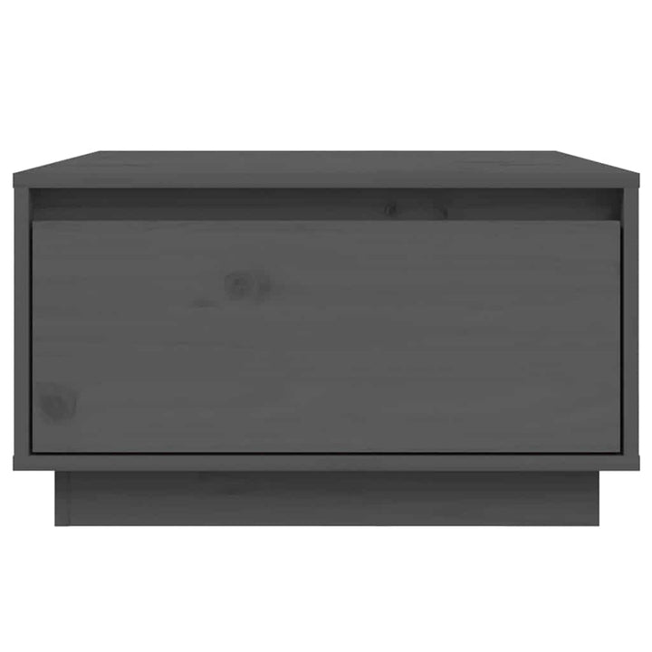 sofabord 55x56x32 cm massivt fyrretræ grå
