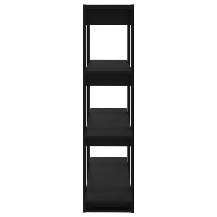 bogreol/rumdeler 100x30x123,5 cm sort