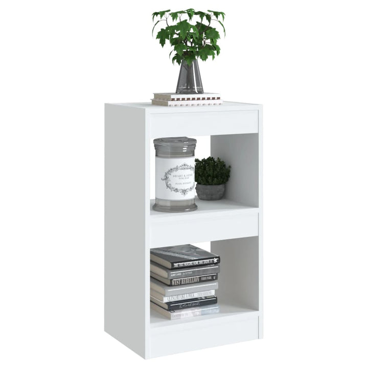 bogreol/rumdeler 40x30x72 cm hvid