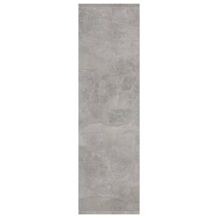 bogreol/rumdeler 40x30x103 cm konstrueret træ betongrå