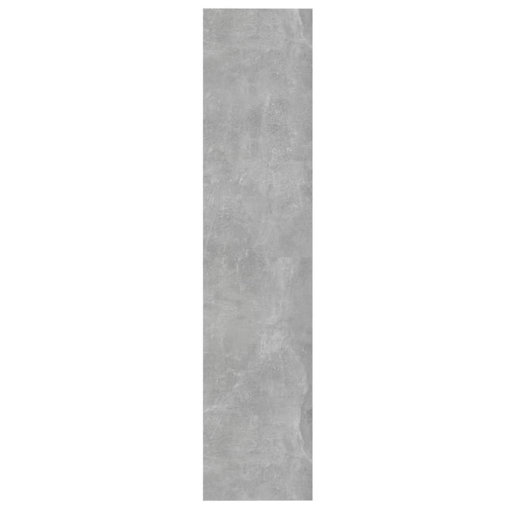 bogreol/rumdeler 60x30x135 cm konstrueret træ betongrå