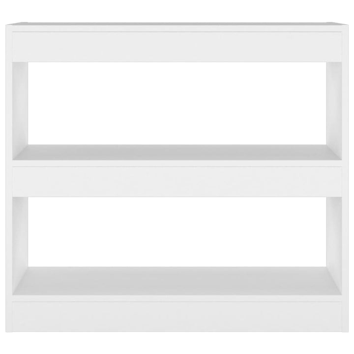 bogreol/rumdeler 80x30x72 cm hvid