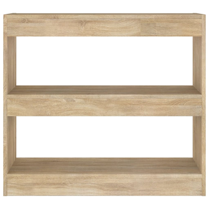bogreol/rumdeler 80x30x72 cm sonoma-eg