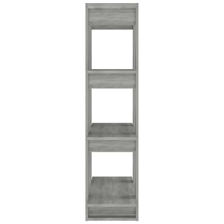 bogreol/rumdeler 80x30x123,5 cm grå sonoma-eg
