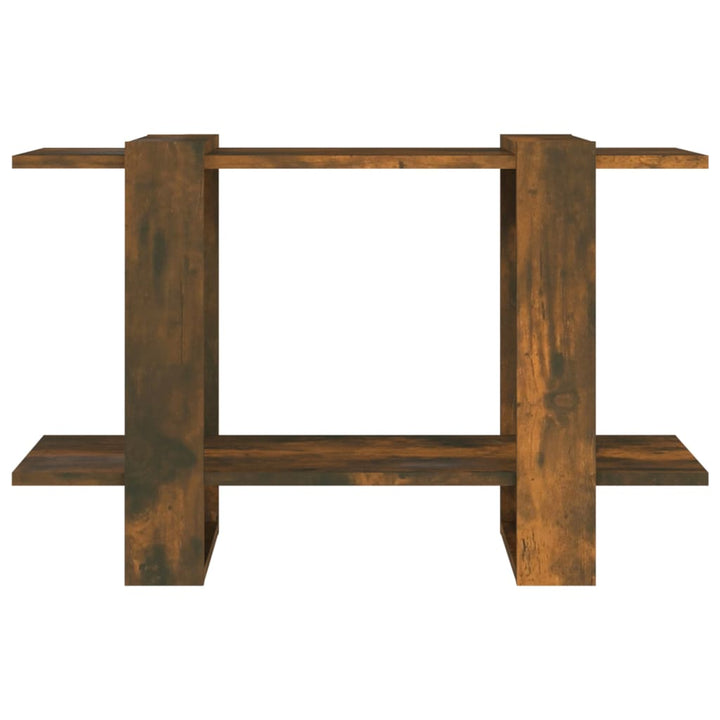 bogreol/rumdeler 80x30x51 cm røget egetræsfarve