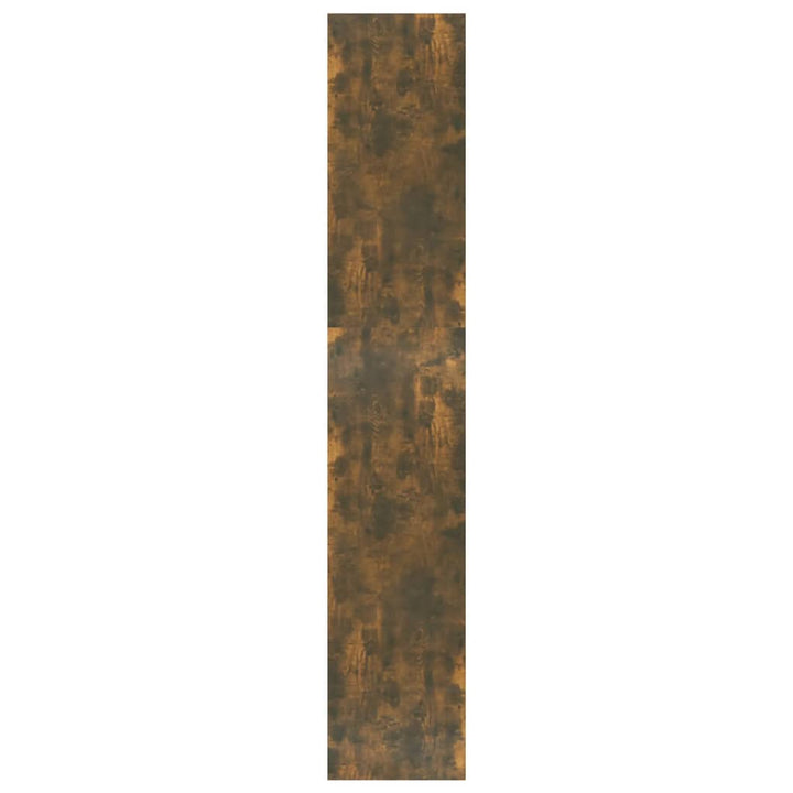 bogreol/rumdeler 60x30x166 cm konstrueret træ røget egetræ