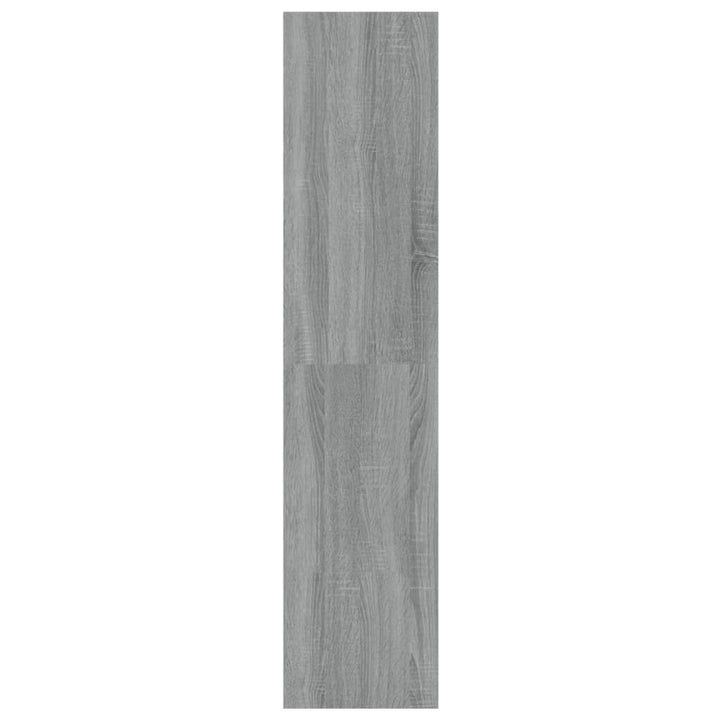 bogreol/rumdeler 100x30x135 cm grå sonoma-eg