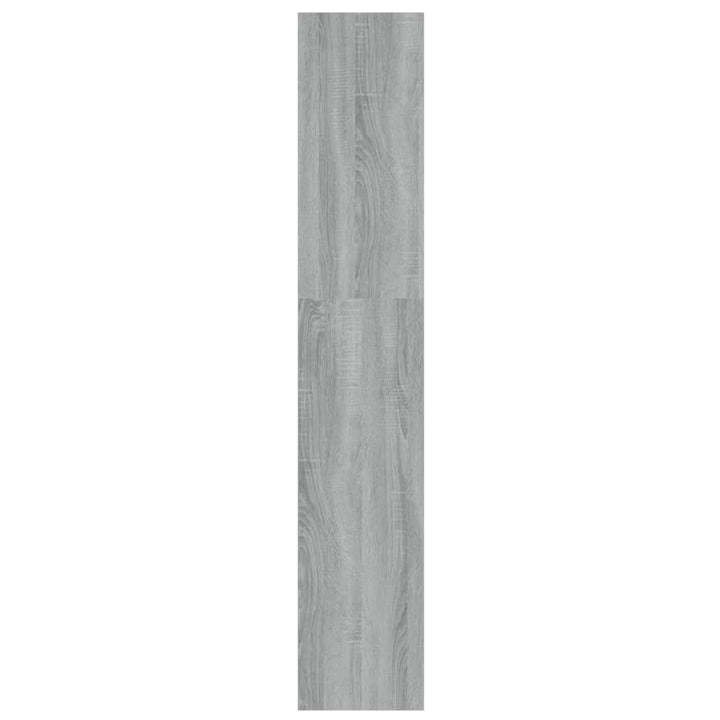 bogreol/rumdeler 100x30x166 cm grå sonoma-eg
