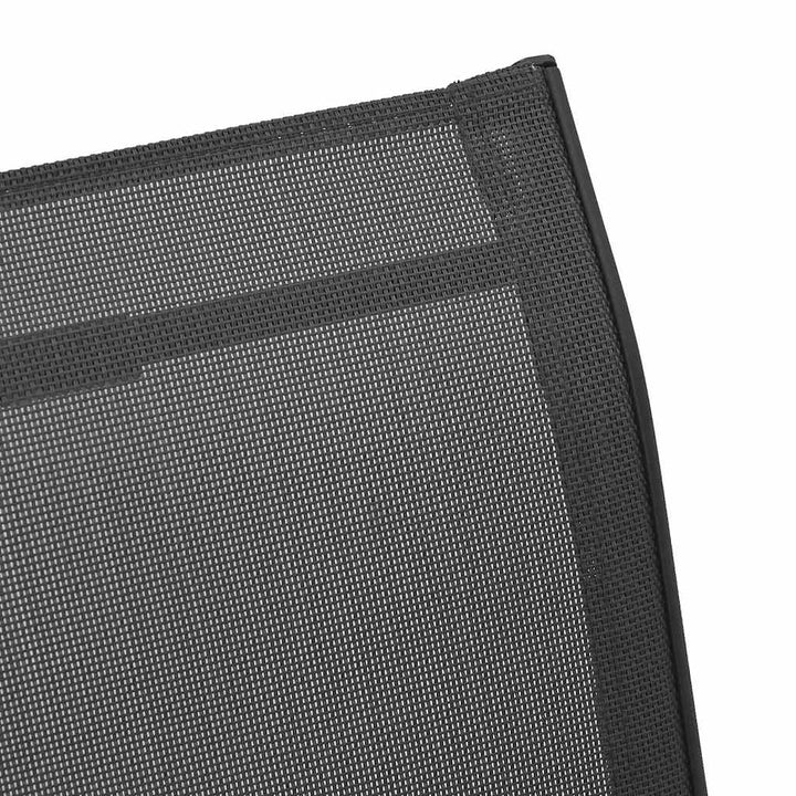 stabelbare havestole 2 stk. textilene sort