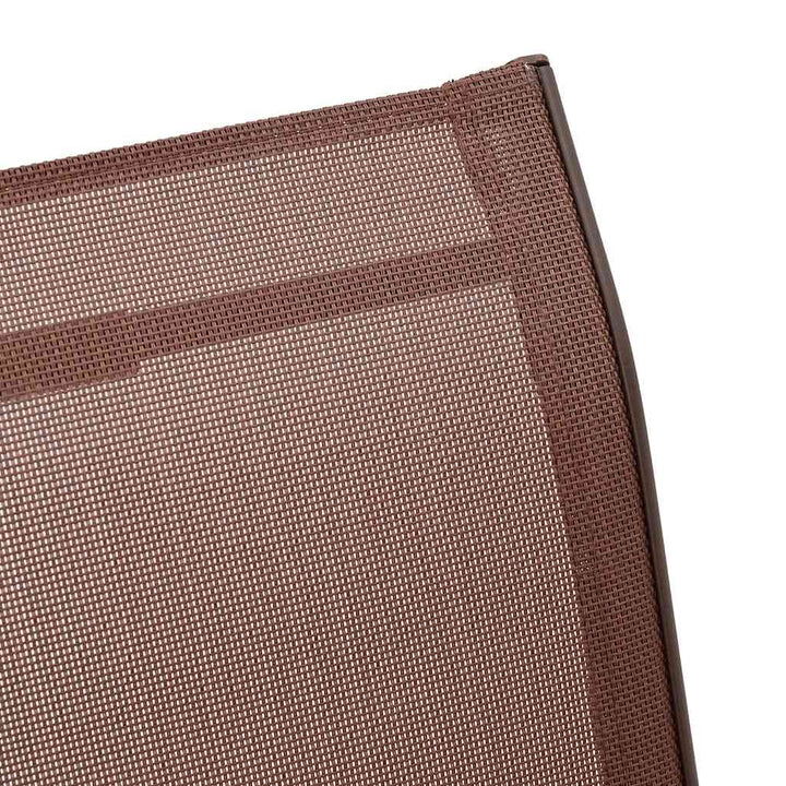 stabelbare havestole 2 stk. textilene brun
