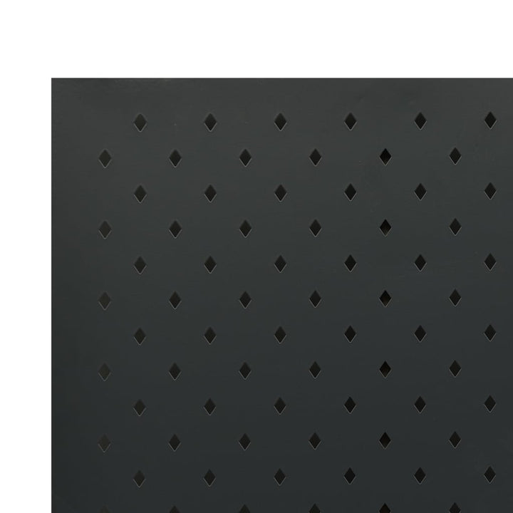 4-panels rumdelere 2 stk. 160x180 cm stål sort