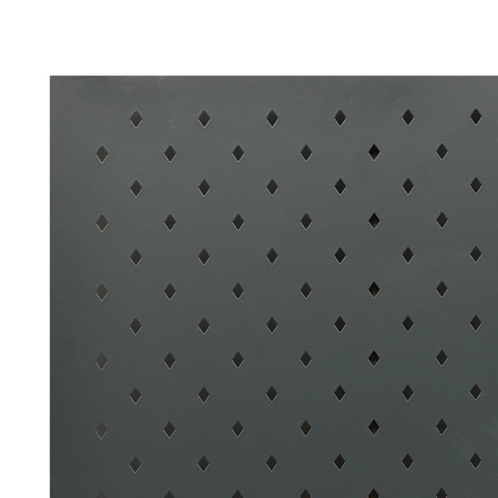 5-panels rumdeler 2 stk. 200x180 cm stål antracitgrå