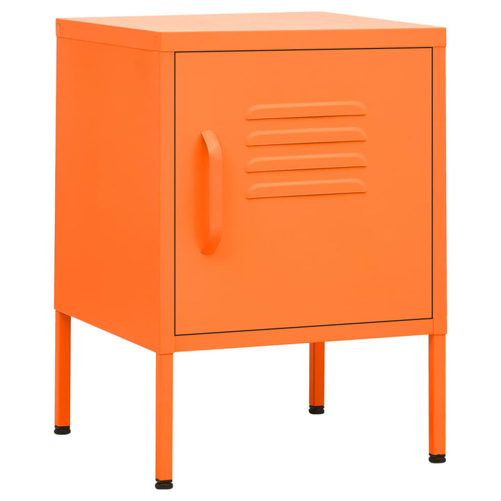 natborde 2 stk. 35x35x51 cm stål orange