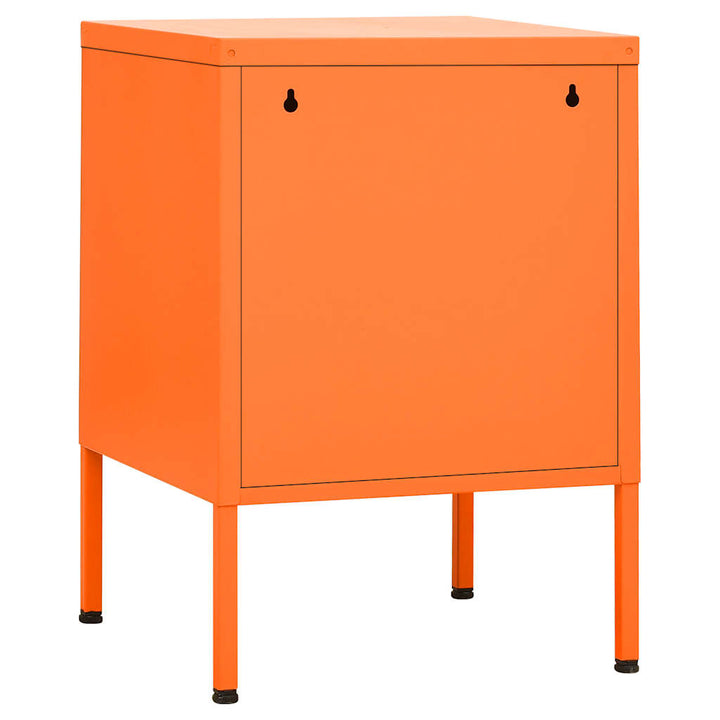 natborde 2 stk. 35x35x51 cm stål orange