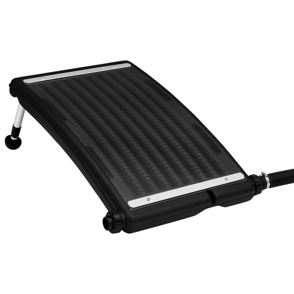 soldrevne varmepaneler til pool 2 stk. 72,5x46 cm buet
