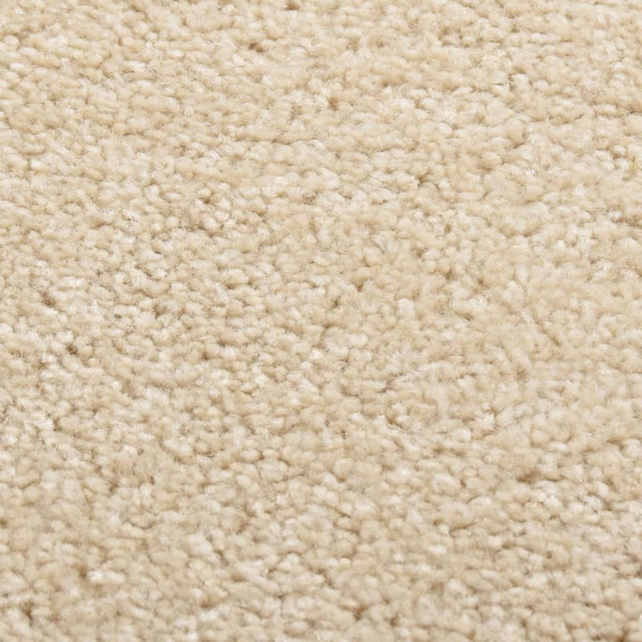 gulvtæppe 160x230 cm kort luv beige