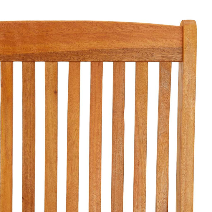 foldbare havestole 2 stk. massivt eukalyptustræ