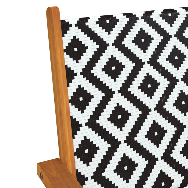 havestole 8 stk. massivt akacietræ