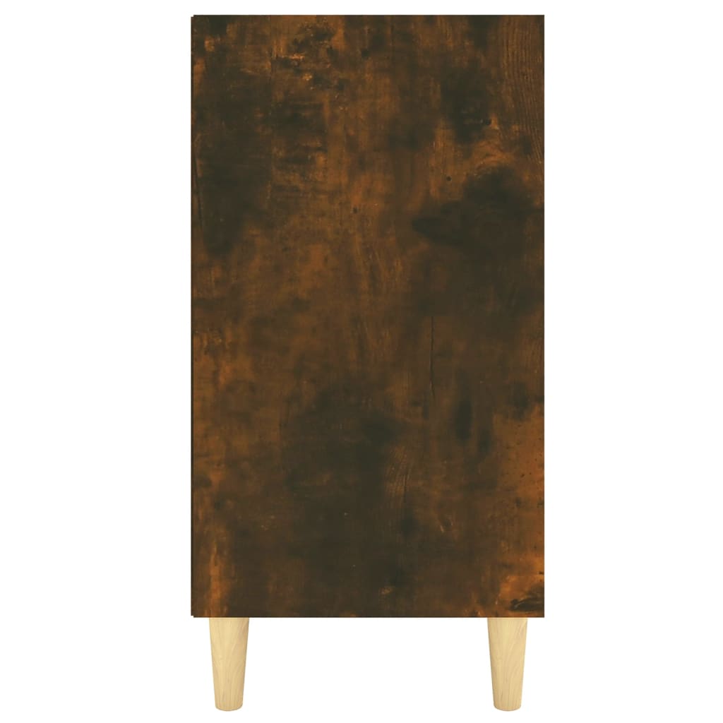 skænk 103,5x35x70 cm konstrueret træ røget egetræsfarve