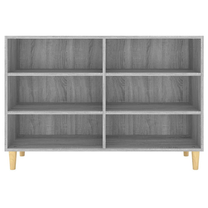 skænk 103,5x35x70 cm konstrueret træ grå sonoma-eg