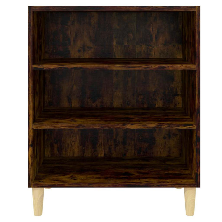 skænk 57x35x70 cm konstrueret træ røget egetræsfarve