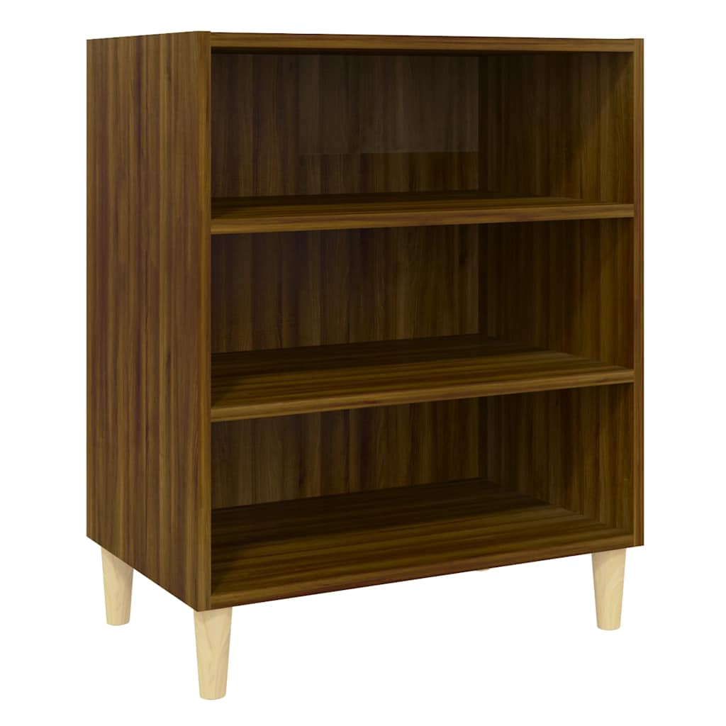 skænk 57x35x70 cm konstrueret træ brun egetræsfarve