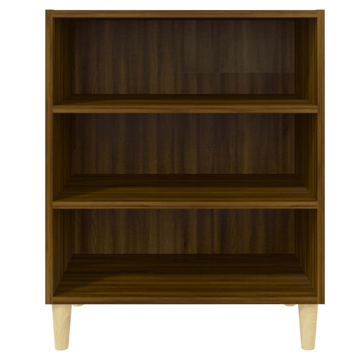skænk 57x35x70 cm konstrueret træ brun egetræsfarve