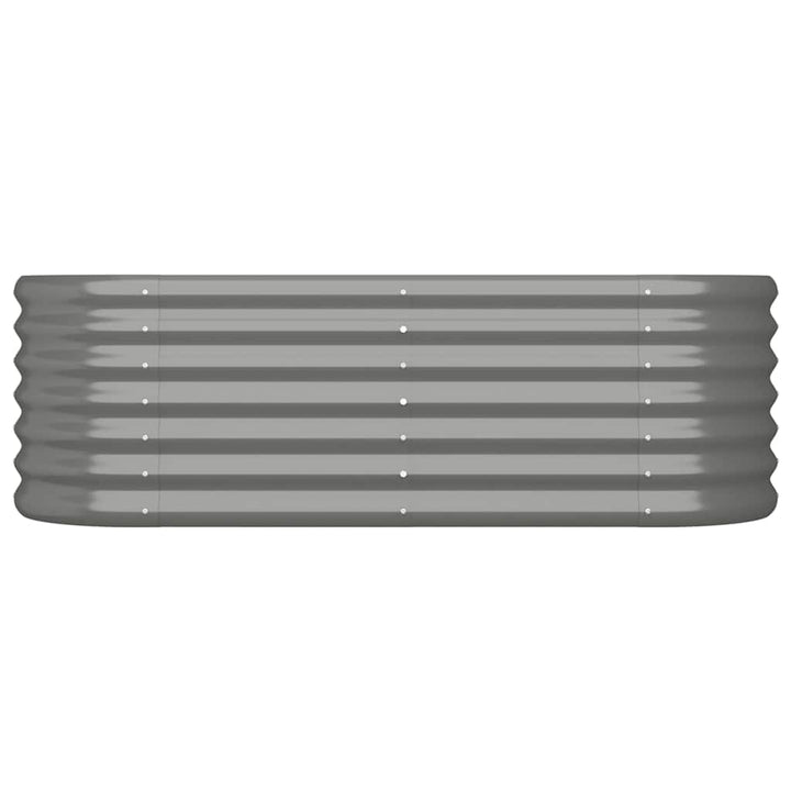 plantekasse 114x40x36 cm galvaniseret stål grå