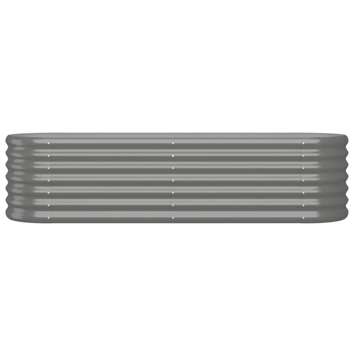 plantekasse 152x40x36 cm galvaniseret stål grå