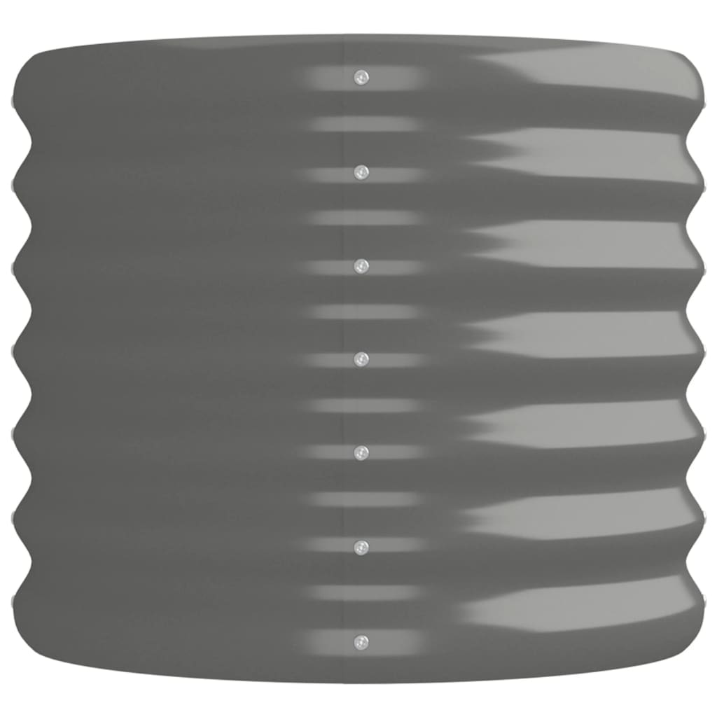 plantekasse 152x40x36 cm galvaniseret stål grå