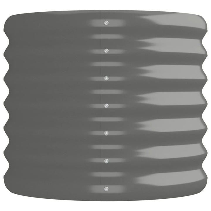 plantekasse 152x40x36 cm galvaniseret stål grå
