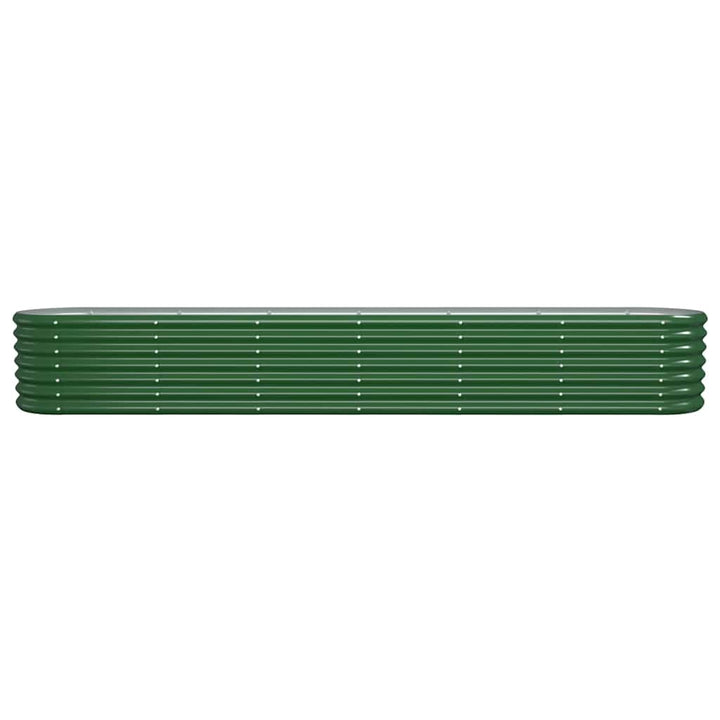plantekasse 260x40x36 cm galvaniseret stål grøn