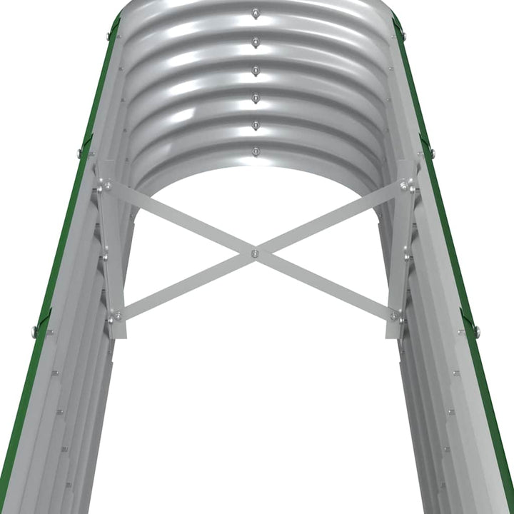 plantekasse 260x40x36 cm galvaniseret stål grøn