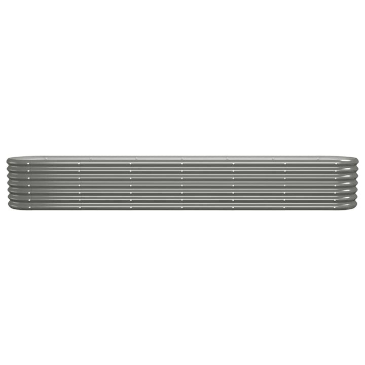 plantekasse 260x40x36 cm galvaniseret stål grå