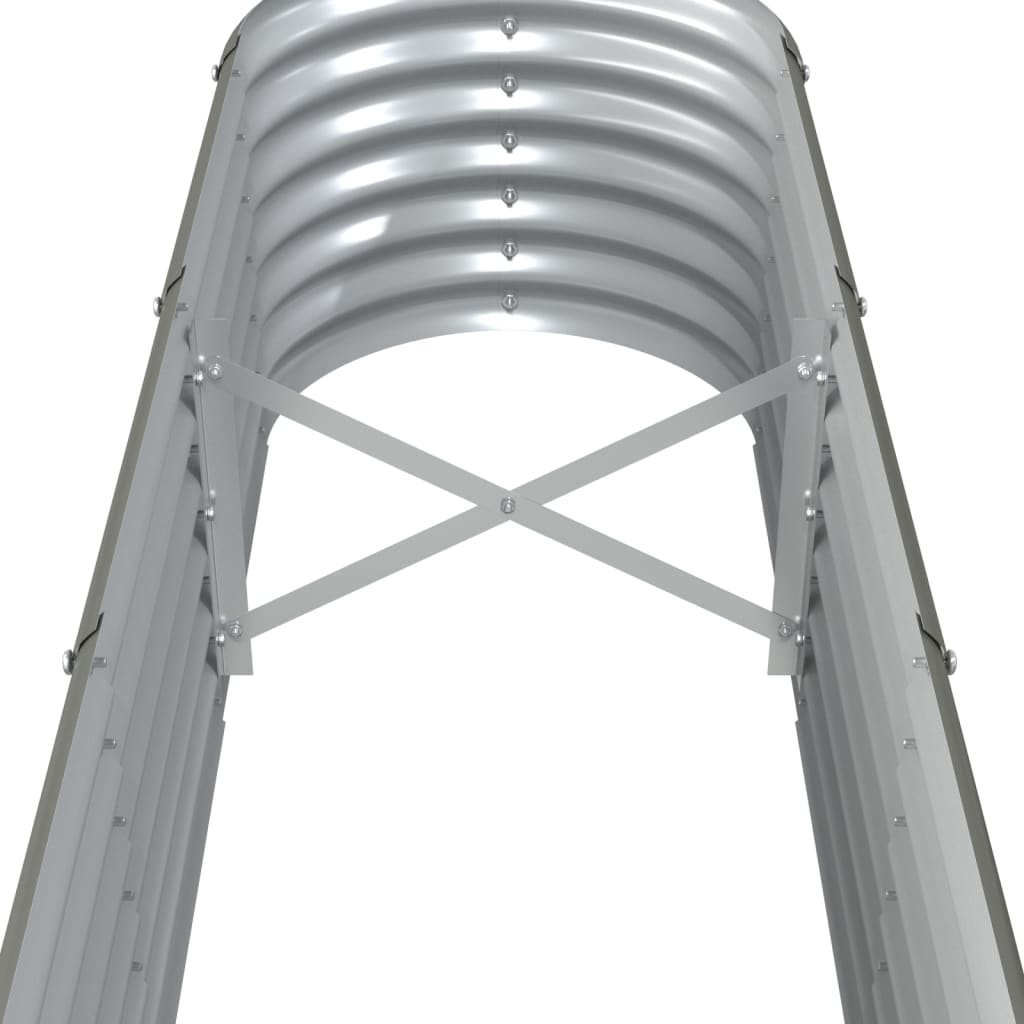 plantekasse 260x40x36 cm galvaniseret stål grå