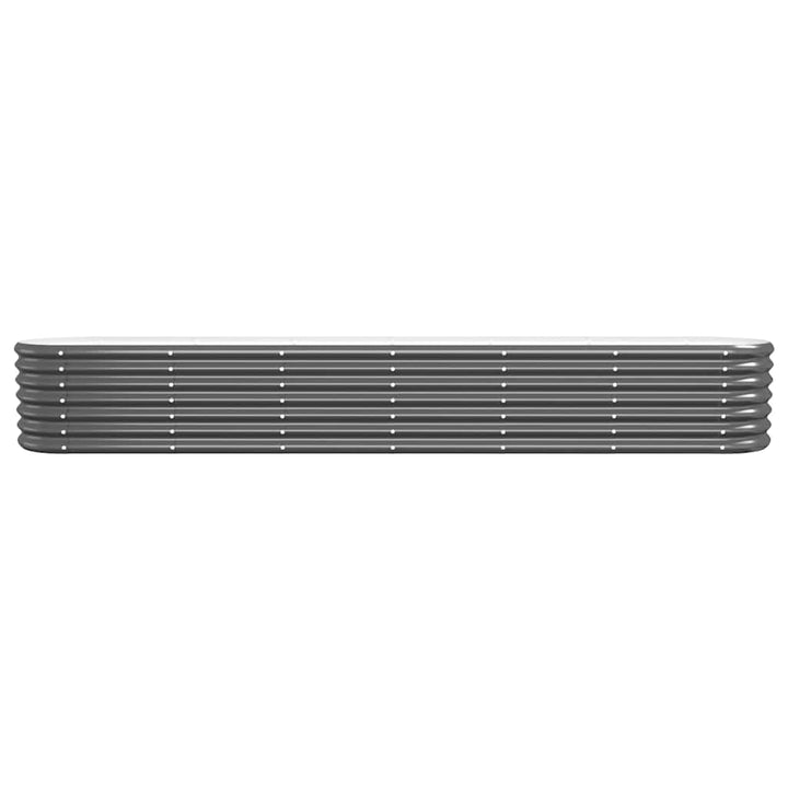 plantekasse 260x40x36 cm galvaniseret stål antracitgrå