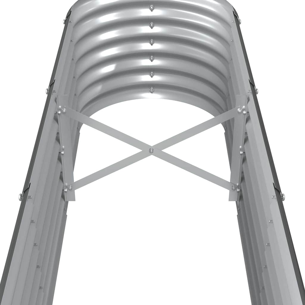 plantekasse 260x40x36 cm galvaniseret stål antracitgrå