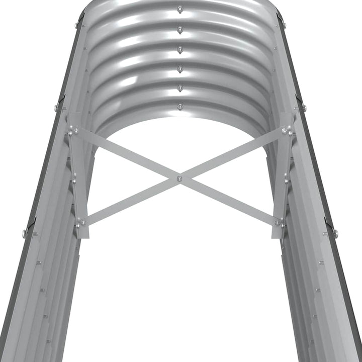 plantekasse 260x40x36 cm galvaniseret stål antracitgrå