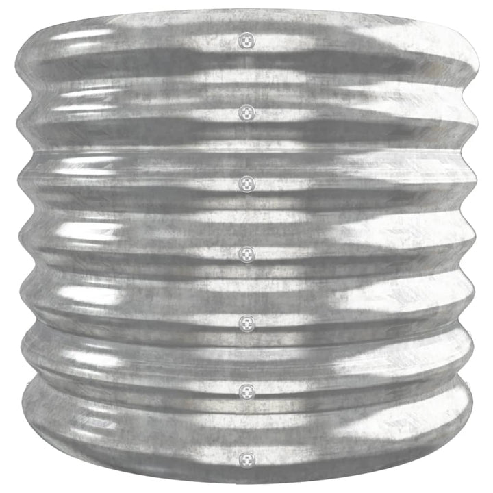 plantekasse 260x40x36 cm galvaniseret stål sølvfarvet