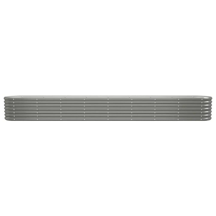 plantekasse 332x40x36 cm galvaniseret stål grå