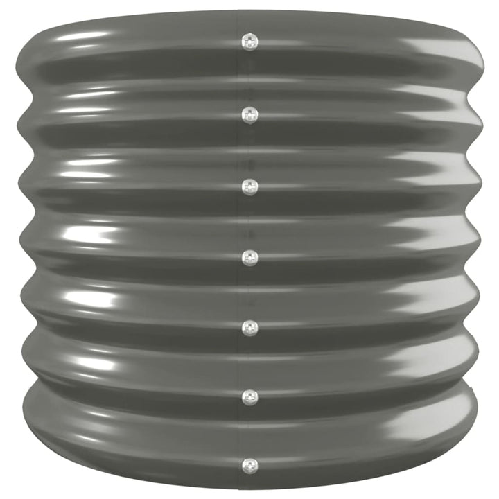 plantekasse 332x40x36 cm galvaniseret stål grå