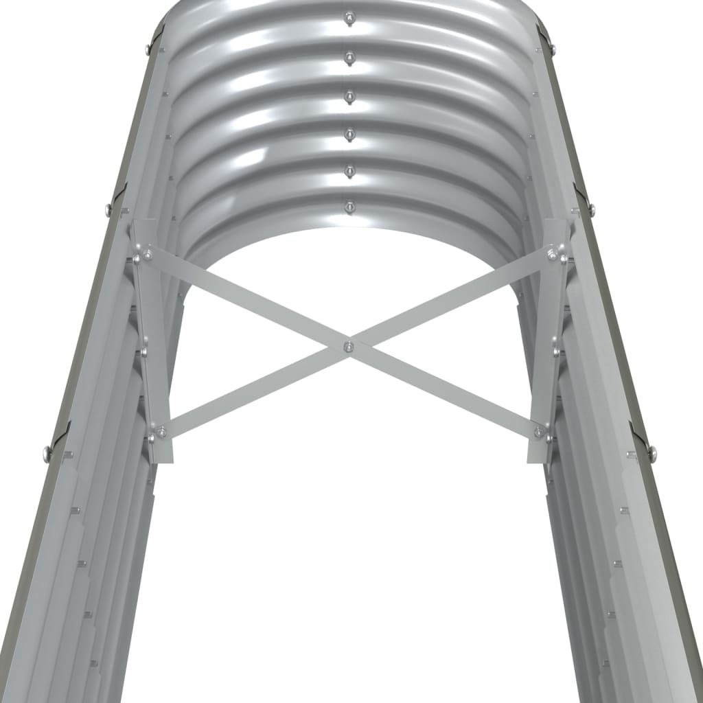 plantekasse 332x40x36 cm galvaniseret stål grå