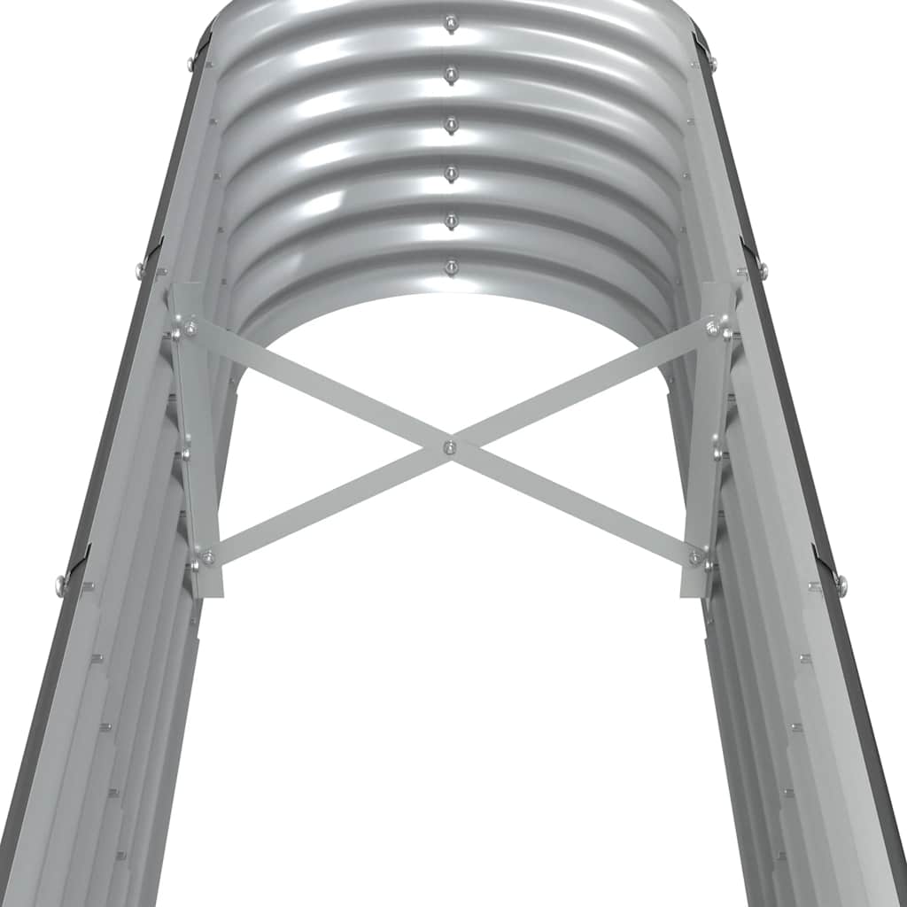 plantekasse 332x40x36 cm galvaniseret stål antracitgrå