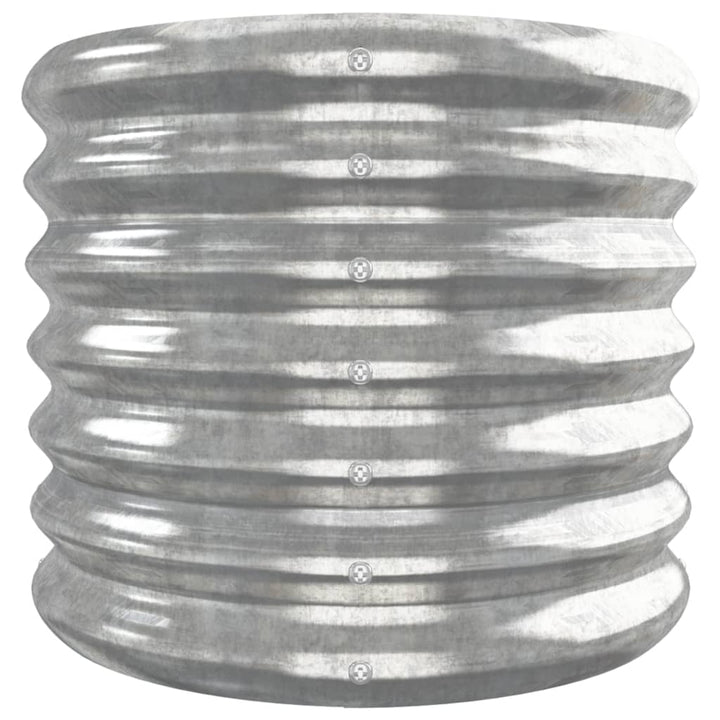 plantekasse 332x40x36 cm galvaniseret stål sølvfarvet