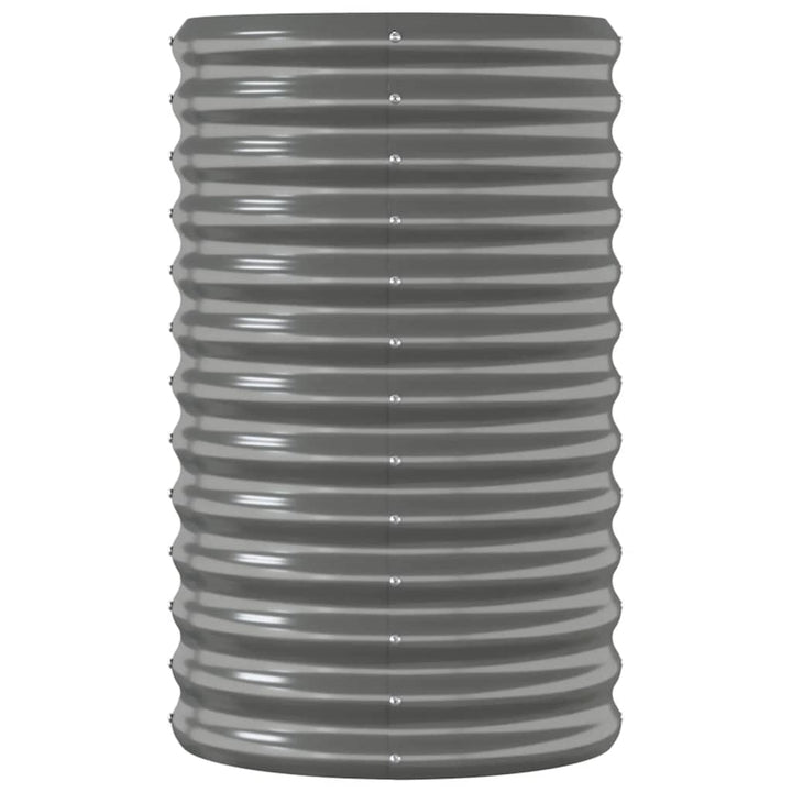 plantekrukke 114x40x68 cm galvaniseret stål grå