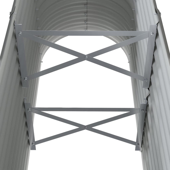 plantekrukke 114x40x68 cm galvaniseret stål grå