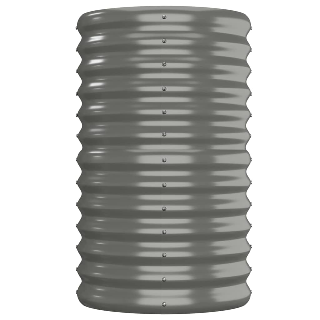 plantekasse 152x40x68 cm galvaniseret stål grå