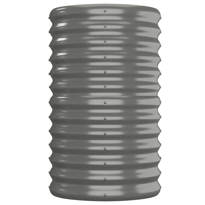plantekasse 152x40x68 cm galvaniseret stål grå